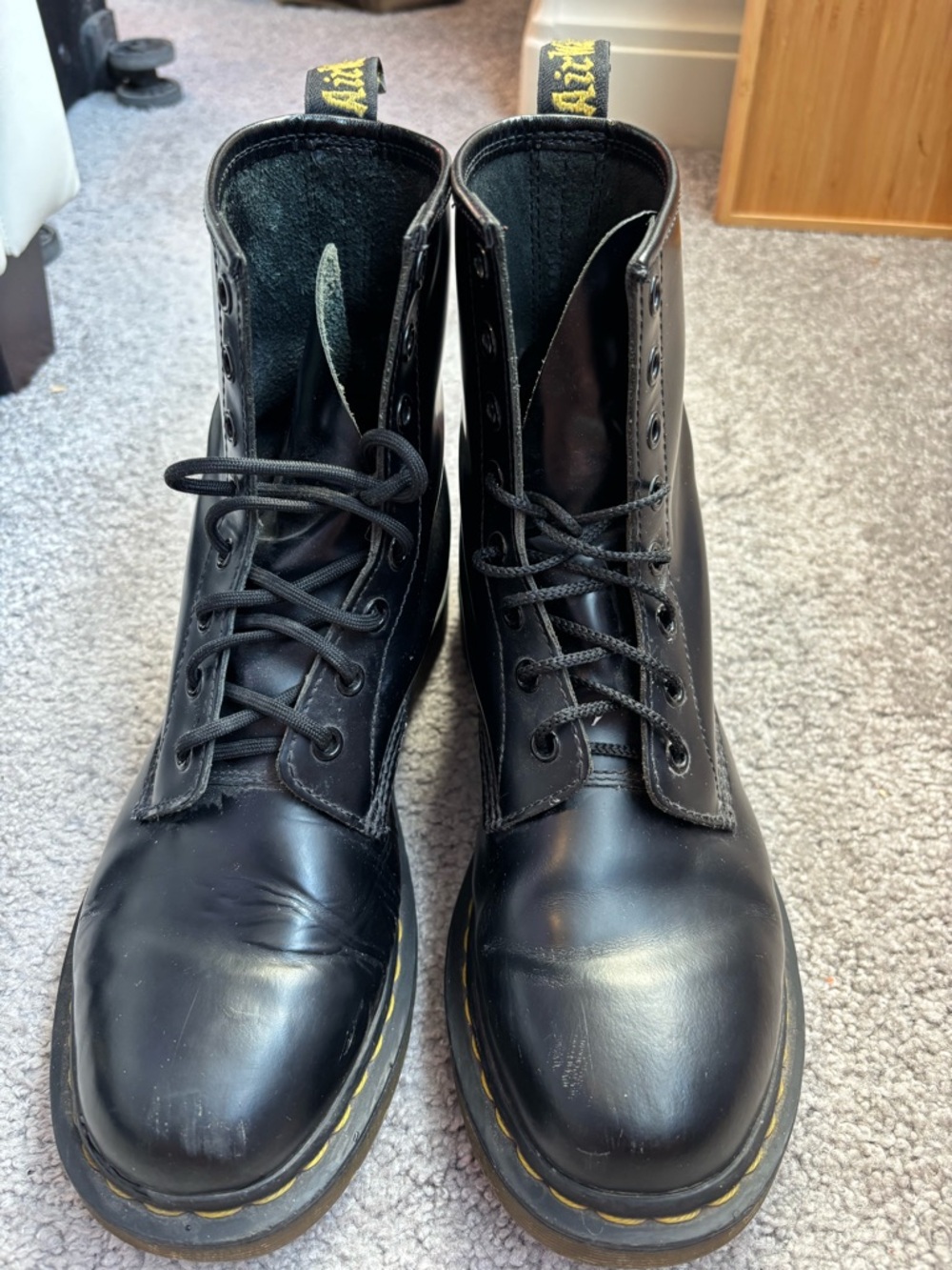Dr. Martens Black Leather Boots
